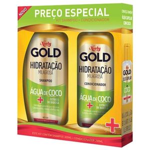 Kit Hidratação Água De Coco Shampoo 300Ml + Condicionador 200Ml