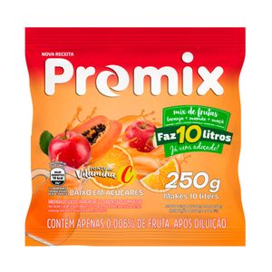 Suco Refresco em Pó Promix Mix de Frutas 250g