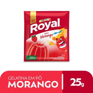 Gelatina em Pó Royal Morango 25g