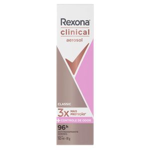 Desodorante Antitranspirante Aerosol Rexona Clinical Classic 150ml