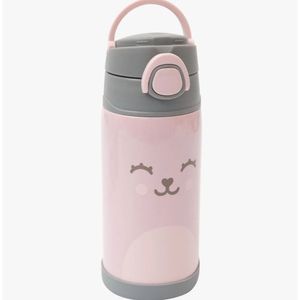 Garrafa Térmica Parede Dupla 400ml Gumy Rosa Buba