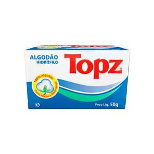 Algodão Topz Hidrófilo Em Rolo 50g