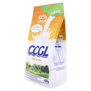 Leite em Pó Integral Zero Lactose CCGL Pacote 400g