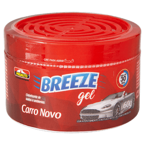 Odorizador de Autos e Ambientes em Gel Carro Novo Proauto Breeze Pote