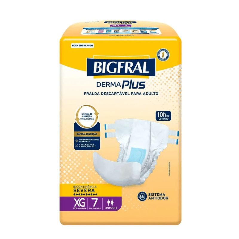 fralda-adu-bigfral-derma-plus-xg-7x1