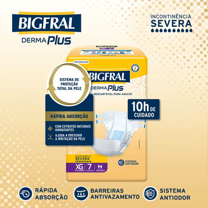 fralda-adu-bigfral-derma-plus-xg-7x1