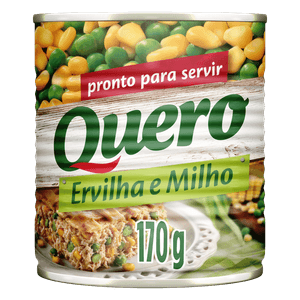 Ervilha e Milho Verde em Conserva Quero Lata 170g