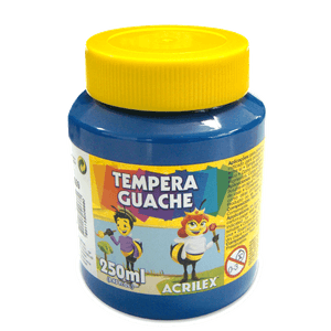 Tinta Guache Azul Acrilex 250Ml