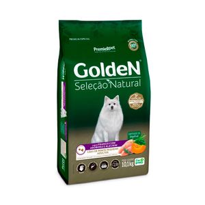 Ração Golden Seleção Natural Cães Adultos Raças Pequenas Abóbora