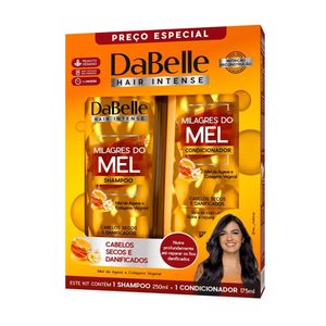 Kit Shampo+Condicionador Dabelle Milagres Mel 250+175 ML