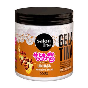 Creme de Tratamento Salon Line Cachos Gelatina Linhaça 550g