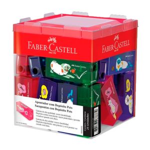 Apontador Faber Castel com Depósito Pets 25x1