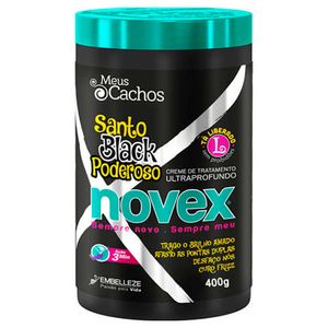 Creme Tratamento Santo Black Novex 400g