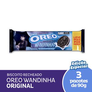 Biscoito Recheado Oreo Original Wandinha Embalagem Econômica Multipack 270g