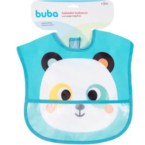 Babador Infantil com Bolso Bubazoo Panda Buba