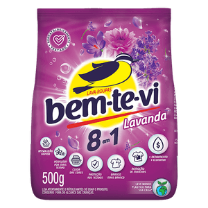 Sabão em Pó Bem-Te-Vi Lavanda 500g