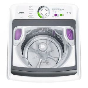 Lavadora de Roupas Consul 15kg CWH15AB com Lavagem Econômica e Ciclo Edredom Branca 127v