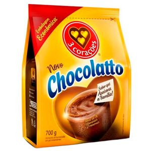 Achocolatado em Pó Instantâneo Chocolatto 3 Corações Pacote 700g