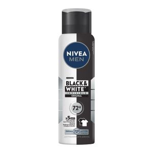 Desodorante Antitranspirante Aerosol Nivea Men Invisible Black & White 150ml