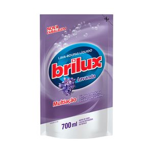 Lava-Roupas Líquido Lavanda Brilux Multiação Sachê 700ml