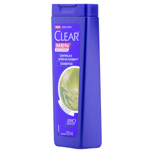 Shampoo Anticaspa Clear Men Controle e Alívio da Coceira Frasco