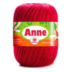 Linha Anne 500m Círculo 3635 Cor Vermelha