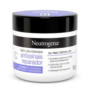 Hidratante Facial Antissinais Reparador Neutrogena Face Care Intensive 100g