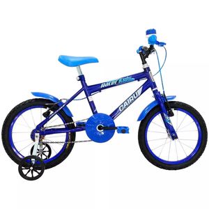 Bicicleta Infantil Aro 16 Racer V-Brake Cairu Azul