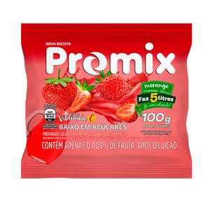 Refresco em Pó Morango Promix 100g