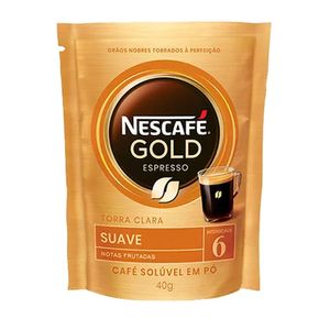 Café Solúvel NESCAFE GOLD Intensidade 6 Suave Sachet 40g