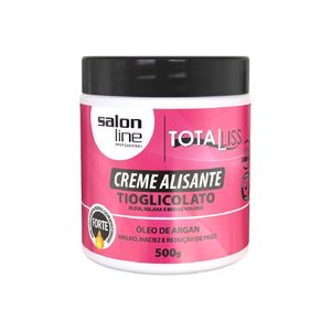 Creme Alisante Forte Salon Line Trioglicolato Óleo de Argan 500g