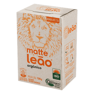 Chá Mate Orgânico Natural Matte Leão Caixa