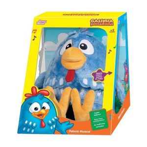 Pelucia Musical Galinha Pintadinha Novabrink Bbra 2206