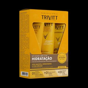 Shampoo + Condicionador + Mascara Trivitt Home Care Itallian 780Ml