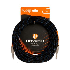 Cabo P/ Instrumento Hayonik P10/P10 Textil Player 7 Metros - CB0522
