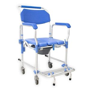 Cadeira De Banho Alumínio Dellamed Dobrável e Desmontável Até 150KG D60 - 5434
