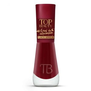 Esmalte Planeta Vermelho Top Beauty 9Ml