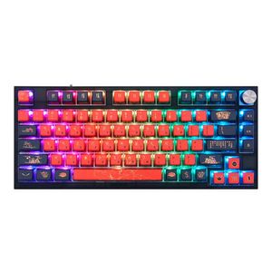 TECLADO GAMER MECÂNICO SKYLOONG GK75 JIUWEI, SWITCH KTT, 3 MODOS, RGB, HOT SWAP, 4000MAH, PRETO