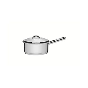 Panela Tramontina Solar em Aço Inox Fundo Triplo com Tampa e Cabo 16CM