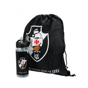 Mochila Saco Com Garrafa Vasco 450ml Oficial