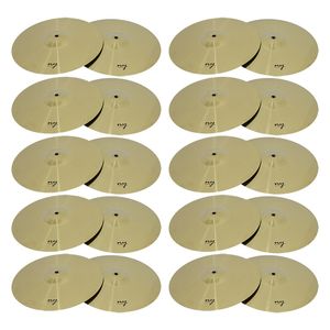 Kit 10 Pares de Pratos Splash para Bateria 12" Liga de Aço New York