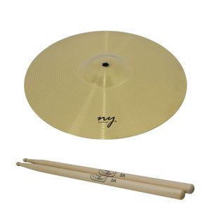 Prato de Ataque para Bateria 16" + Baqueta 5A Maple New York