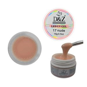 Gel Uv Xd Led Nude D&Amp;Z 15G para Alongamento de Unhas