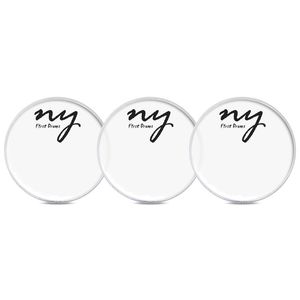 Kit 3 Peles Clear Transparentes para Bateria 22" New York