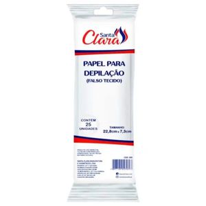 Papel para Depilação Falso Tecido Linha Branca Santa Clara