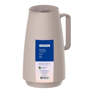 Bule Térmico Tramontina Exata Bege com Ampola de Vidro 500ML