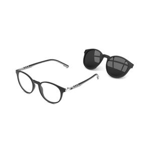 Óculos de Grau Mormaii Swap 2 Preto Fosco com Cinza Fosco
