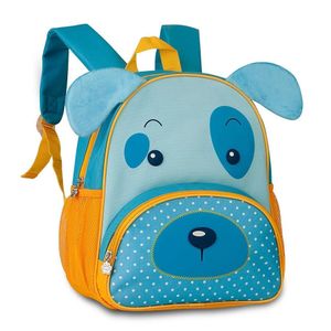 Mochila Infantil Costas Pets Cachorro Azul Clio Style