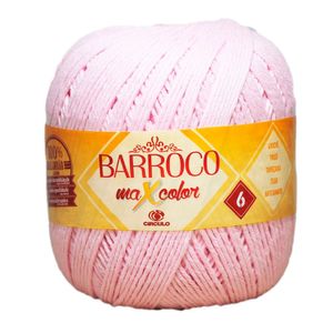 Barbante Barroco Circulo Max 4/6 Rosa 3526