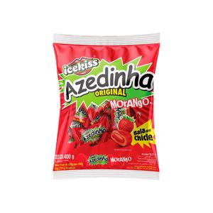 Bala Icekiss Chiclete Morango